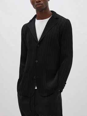 Adolfo Dominguez Crinkle Blazer